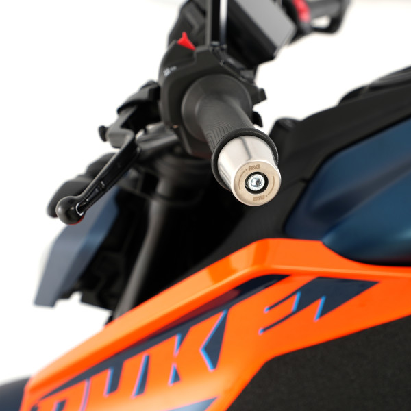 R&G R&G Stainless Steel Bar Ends for the KTM RC 390 / RC 200/ RC 125 '22-,Duke 125/250/390 '24-